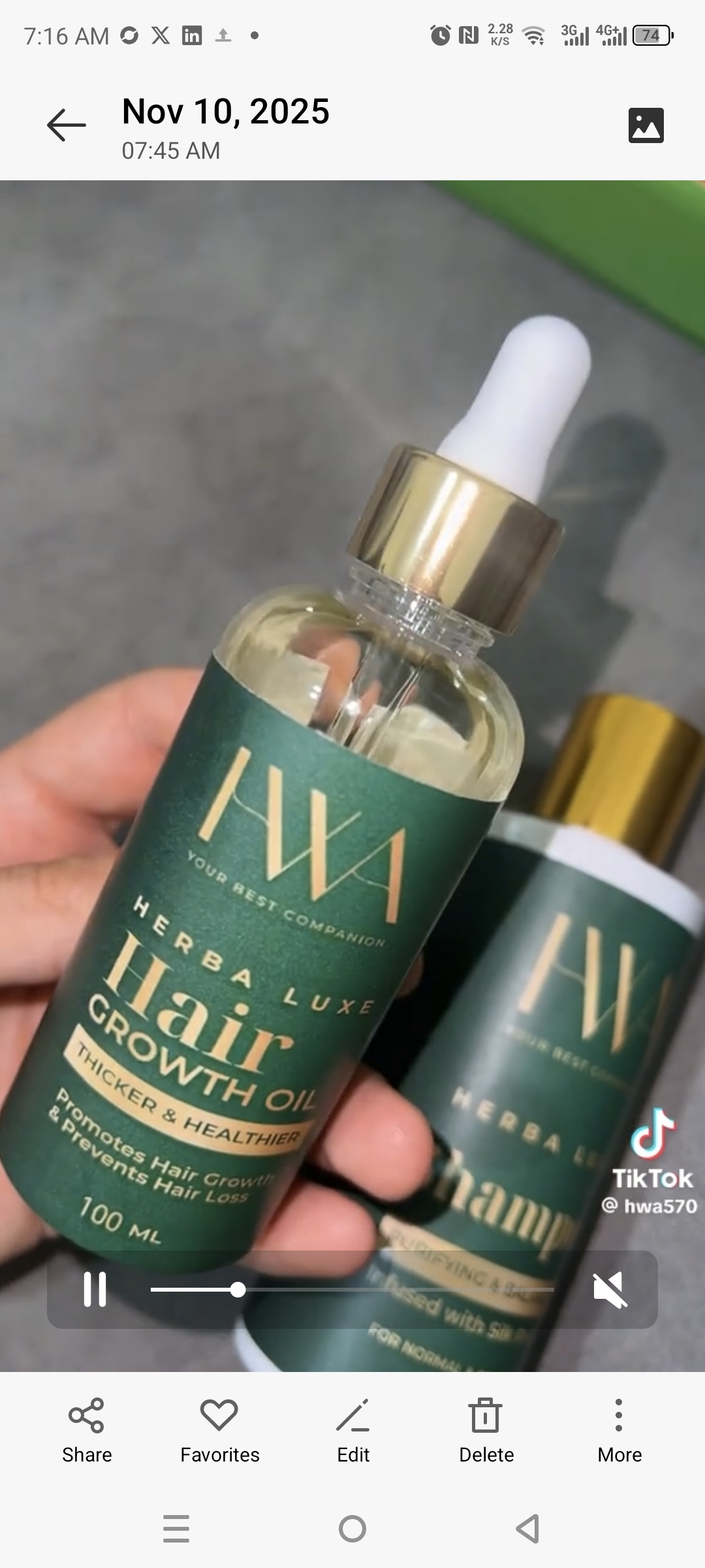 Herbaluxe oil